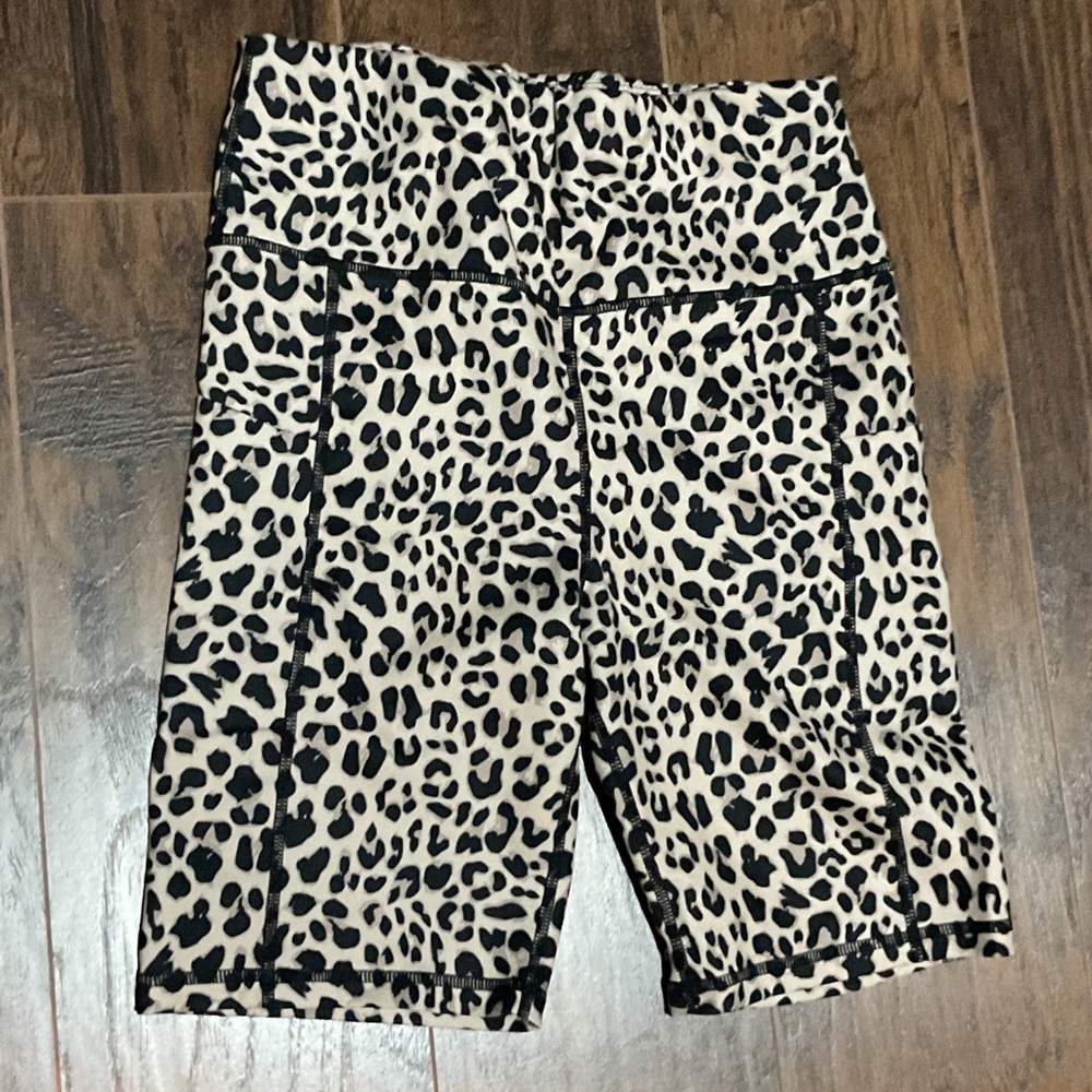 Animal Print Bike Shorts